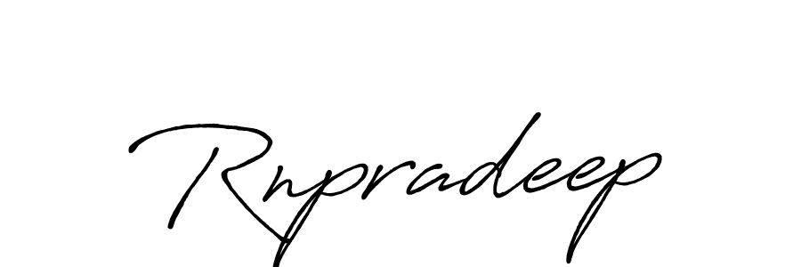 Rnpradeep stylish signature style. Best Handwritten Sign (Antro_Vectra_Bolder) for my name. Handwritten Signature Collection Ideas for my name Rnpradeep. Rnpradeep signature style 7 images and pictures png