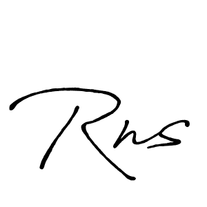 It looks lik you need a new signature style for name Rns. Design unique handwritten (Antro_Vectra_Bolder) signature with our free signature maker in just a few clicks. Rns signature style 7 images and pictures png