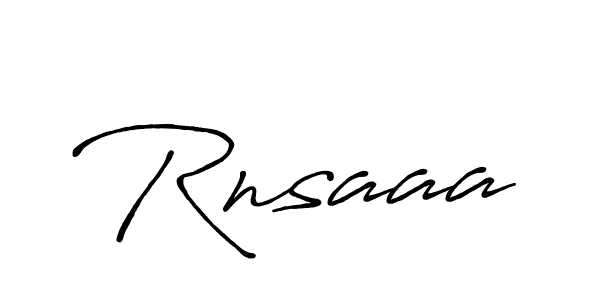 Make a beautiful signature design for name Rnsaaa. With this signature (Antro_Vectra_Bolder) style, you can create a handwritten signature for free. Rnsaaa signature style 7 images and pictures png