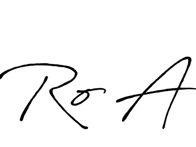 Once you've used our free online signature maker to create your best signature Antro_Vectra_Bolder style, it's time to enjoy all of the benefits that Ro A name signing documents. Ro A signature style 7 images and pictures png