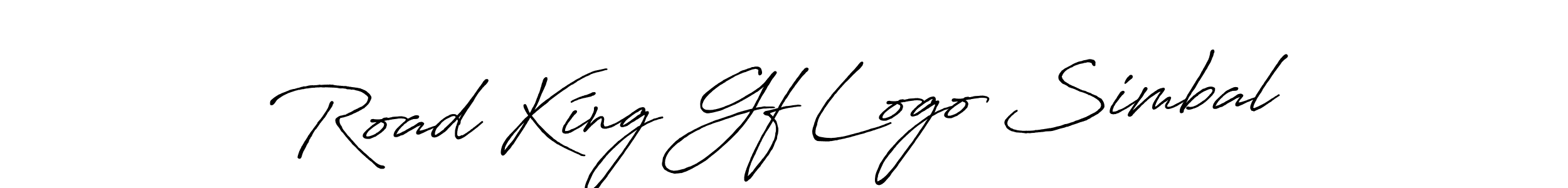 Create a beautiful signature design for name Road Kíng Gf Logo Simbal. With this signature (Antro_Vectra_Bolder) fonts, you can make a handwritten signature for free. Road Kíng Gf Logo Simbal signature style 7 images and pictures png