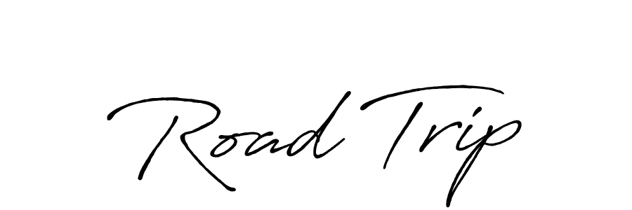 How to make Road Trip name signature. Use Antro_Vectra_Bolder style for creating short signs online. This is the latest handwritten sign. Road Trip signature style 7 images and pictures png