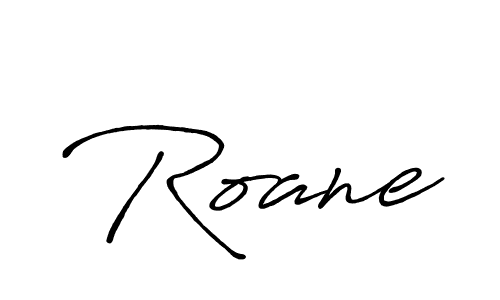 Also we have Roane name is the best signature style. Create professional handwritten signature collection using Antro_Vectra_Bolder autograph style. Roane signature style 7 images and pictures png