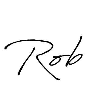 Create a beautiful signature design for name Rob. With this signature (Antro_Vectra_Bolder) fonts, you can make a handwritten signature for free. Rob signature style 7 images and pictures png