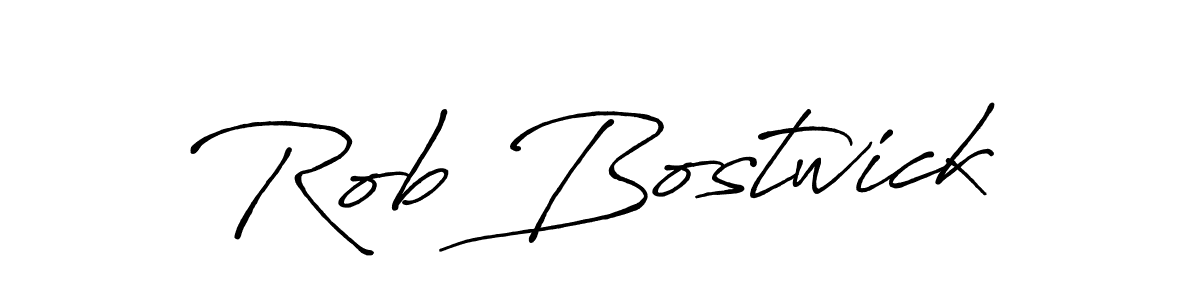 Similarly Antro_Vectra_Bolder is the best handwritten signature design. Signature creator online .You can use it as an online autograph creator for name Rob Bostwick. Rob Bostwick signature style 7 images and pictures png