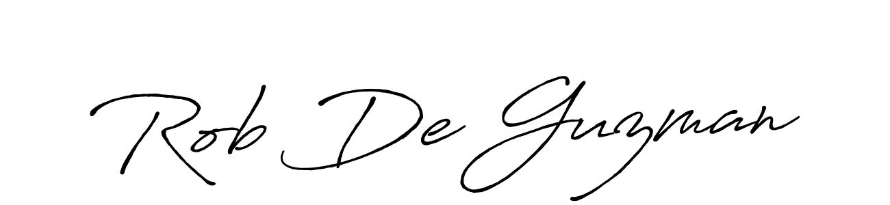 Make a beautiful signature design for name Rob De Guzman. Use this online signature maker to create a handwritten signature for free. Rob De Guzman signature style 7 images and pictures png