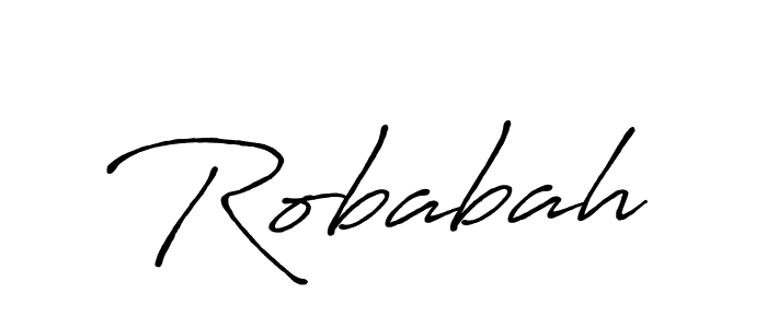 Also we have Robabah name is the best signature style. Create professional handwritten signature collection using Antro_Vectra_Bolder autograph style. Robabah signature style 7 images and pictures png