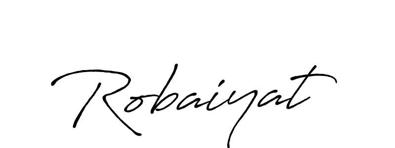 How to make Robaiyat signature? Antro_Vectra_Bolder is a professional autograph style. Create handwritten signature for Robaiyat name. Robaiyat signature style 7 images and pictures png