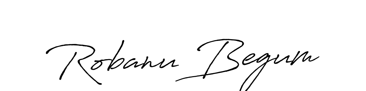 The best way (Antro_Vectra_Bolder) to make a short signature is to pick only two or three words in your name. The name Robanu Begum include a total of six letters. For converting this name. Robanu Begum signature style 7 images and pictures png