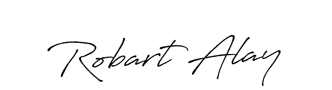 Create a beautiful signature design for name Robart Alay. With this signature (Antro_Vectra_Bolder) fonts, you can make a handwritten signature for free. Robart Alay signature style 7 images and pictures png