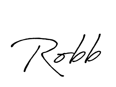 Make a beautiful signature design for name Robb. With this signature (Antro_Vectra_Bolder) style, you can create a handwritten signature for free. Robb signature style 7 images and pictures png