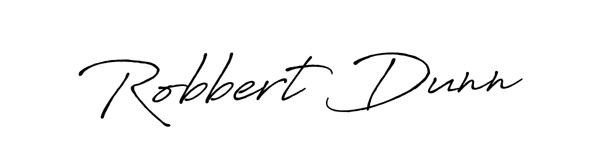 How to make Robbert Dunn signature? Antro_Vectra_Bolder is a professional autograph style. Create handwritten signature for Robbert Dunn name. Robbert Dunn signature style 7 images and pictures png