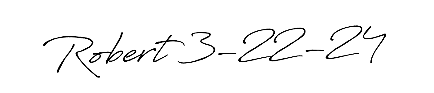 Also we have Robert 3-22-24 name is the best signature style. Create professional handwritten signature collection using Antro_Vectra_Bolder autograph style. Robert 3-22-24 signature style 7 images and pictures png