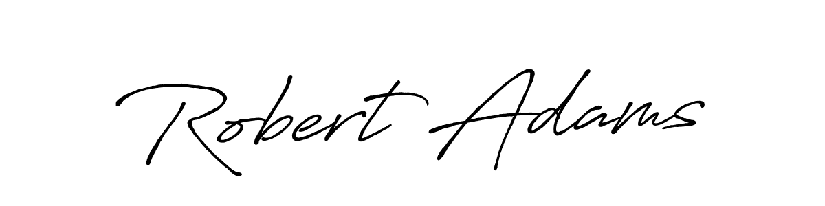 How to make Robert Adams name signature. Use Antro_Vectra_Bolder style for creating short signs online. This is the latest handwritten sign. Robert Adams signature style 7 images and pictures png