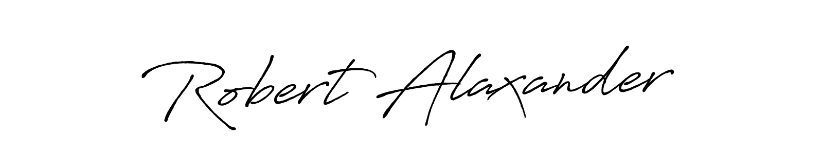 Antro_Vectra_Bolder is a professional signature style that is perfect for those who want to add a touch of class to their signature. It is also a great choice for those who want to make their signature more unique. Get Robert Alaxander name to fancy signature for free. Robert Alaxander signature style 7 images and pictures png