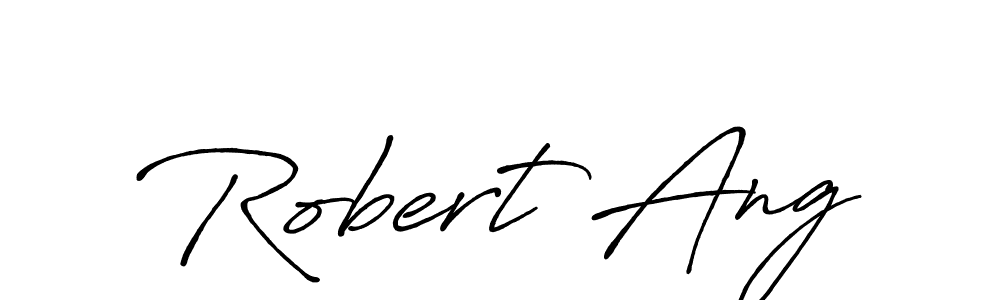 Make a beautiful signature design for name Robert Ang. With this signature (Antro_Vectra_Bolder) style, you can create a handwritten signature for free. Robert Ang signature style 7 images and pictures png