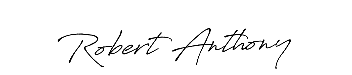Create a beautiful signature design for name Robert Anthony. With this signature (Antro_Vectra_Bolder) fonts, you can make a handwritten signature for free. Robert Anthony signature style 7 images and pictures png