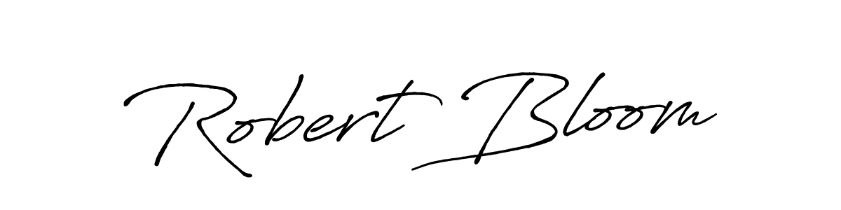 How to make Robert Bloom name signature. Use Antro_Vectra_Bolder style for creating short signs online. This is the latest handwritten sign. Robert Bloom signature style 7 images and pictures png
