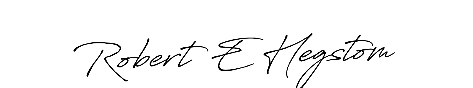 Make a beautiful signature design for name Robert E Hegstom. Use this online signature maker to create a handwritten signature for free. Robert E Hegstom signature style 7 images and pictures png