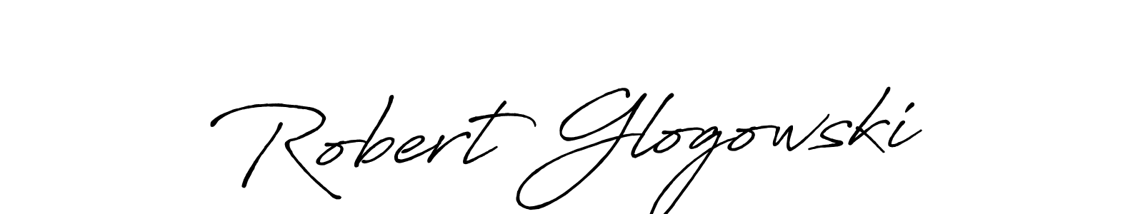 Create a beautiful signature design for name Robert Glogowski. With this signature (Antro_Vectra_Bolder) fonts, you can make a handwritten signature for free. Robert Glogowski signature style 7 images and pictures png