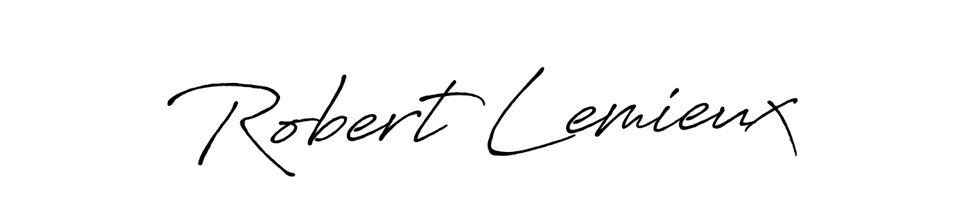 Robert Lemieux stylish signature style. Best Handwritten Sign (Antro_Vectra_Bolder) for my name. Handwritten Signature Collection Ideas for my name Robert Lemieux. Robert Lemieux signature style 7 images and pictures png