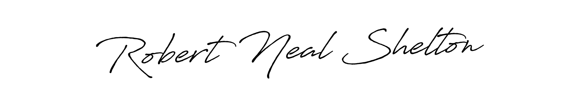 Robert Neal Shelton stylish signature style. Best Handwritten Sign (Antro_Vectra_Bolder) for my name. Handwritten Signature Collection Ideas for my name Robert Neal Shelton. Robert Neal Shelton signature style 7 images and pictures png