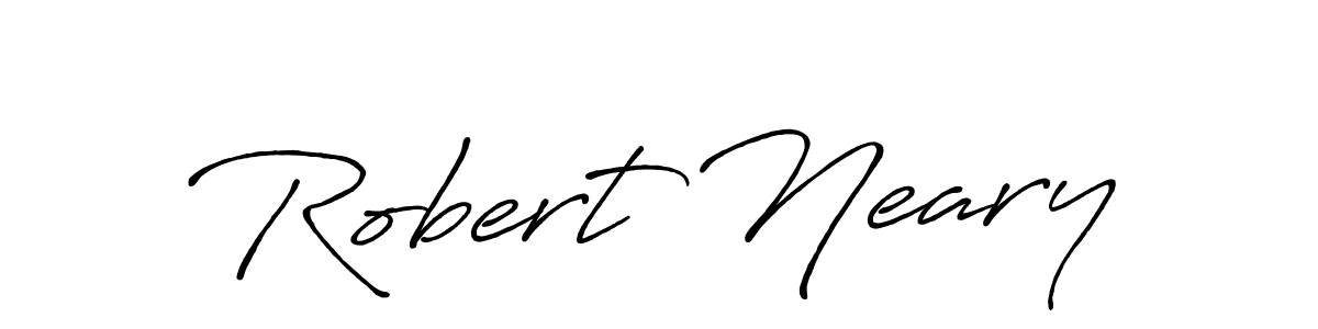 Create a beautiful signature design for name Robert Neary. With this signature (Antro_Vectra_Bolder) fonts, you can make a handwritten signature for free. Robert Neary signature style 7 images and pictures png