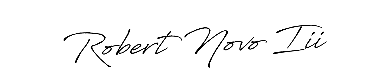 Make a beautiful signature design for name Robert Novo Iii. With this signature (Antro_Vectra_Bolder) style, you can create a handwritten signature for free. Robert Novo Iii signature style 7 images and pictures png