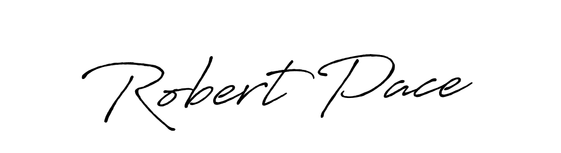 Robert Pace stylish signature style. Best Handwritten Sign (Antro_Vectra_Bolder) for my name. Handwritten Signature Collection Ideas for my name Robert Pace. Robert Pace signature style 7 images and pictures png