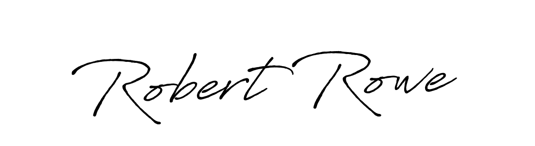 Robert Rowe stylish signature style. Best Handwritten Sign (Antro_Vectra_Bolder) for my name. Handwritten Signature Collection Ideas for my name Robert Rowe. Robert Rowe signature style 7 images and pictures png