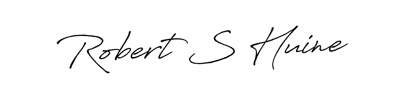 Robert S Huine stylish signature style. Best Handwritten Sign (Antro_Vectra_Bolder) for my name. Handwritten Signature Collection Ideas for my name Robert S Huine. Robert S Huine signature style 7 images and pictures png