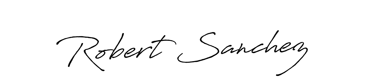 Create a beautiful signature design for name Robert Sanchez. With this signature (Antro_Vectra_Bolder) fonts, you can make a handwritten signature for free. Robert Sanchez signature style 7 images and pictures png