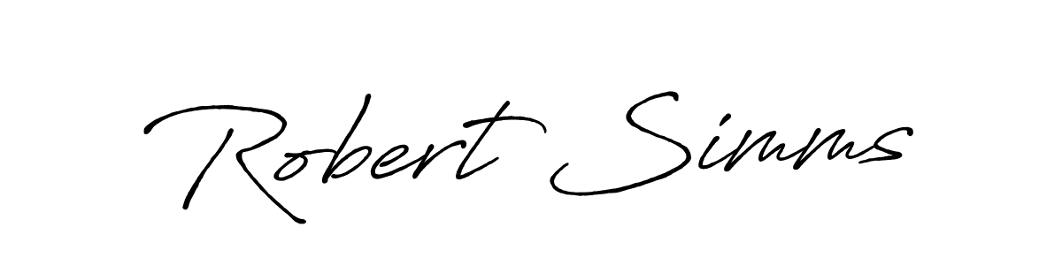 Make a beautiful signature design for name Robert Simms. Use this online signature maker to create a handwritten signature for free. Robert Simms signature style 7 images and pictures png