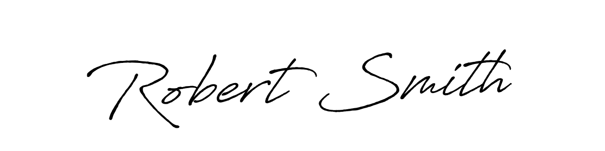 Design your own signature with our free online signature maker. With this signature software, you can create a handwritten (Antro_Vectra_Bolder) signature for name Robert Smith. Robert Smith signature style 7 images and pictures png