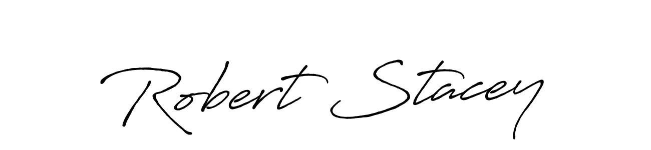 Create a beautiful signature design for name Robert Stacey. With this signature (Antro_Vectra_Bolder) fonts, you can make a handwritten signature for free. Robert Stacey signature style 7 images and pictures png