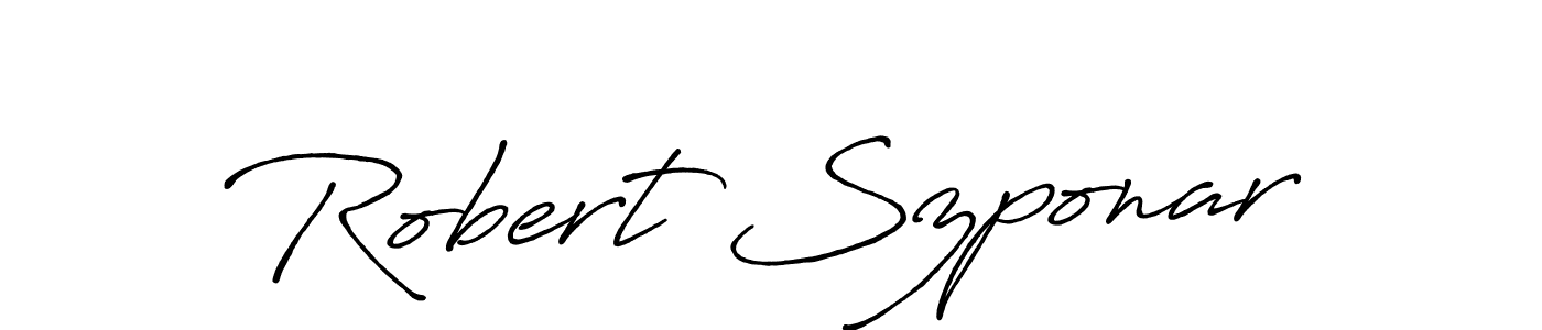 Once you've used our free online signature maker to create your best signature Antro_Vectra_Bolder style, it's time to enjoy all of the benefits that Robert Szponar name signing documents. Robert Szponar signature style 7 images and pictures png