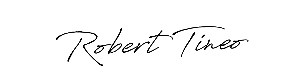 Also You can easily find your signature by using the search form. We will create Robert Tineo name handwritten signature images for you free of cost using Antro_Vectra_Bolder sign style. Robert Tineo signature style 7 images and pictures png