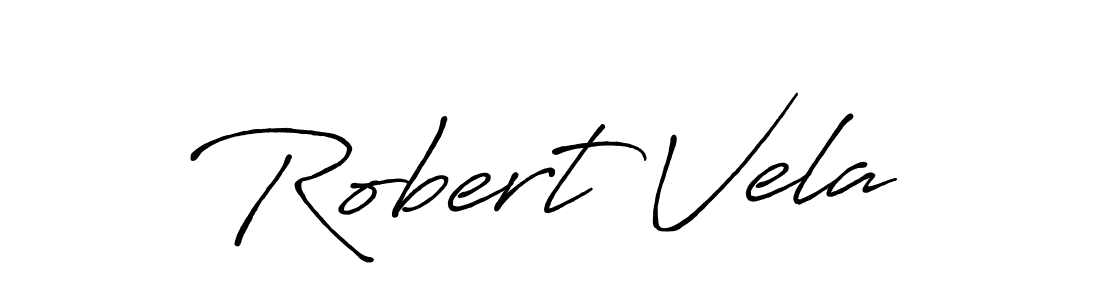 How to make Robert Vela signature? Antro_Vectra_Bolder is a professional autograph style. Create handwritten signature for Robert Vela name. Robert Vela signature style 7 images and pictures png
