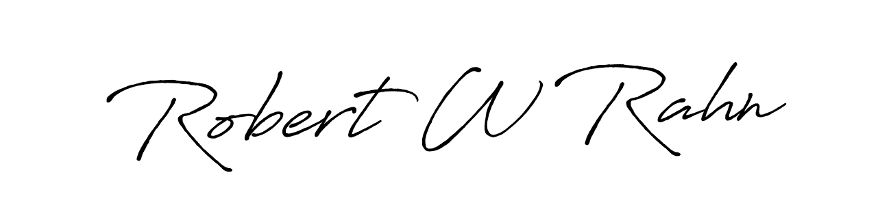 if you are searching for the best signature style for your name Robert W Rahn. so please give up your signature search. here we have designed multiple signature styles  using Antro_Vectra_Bolder. Robert W Rahn signature style 7 images and pictures png