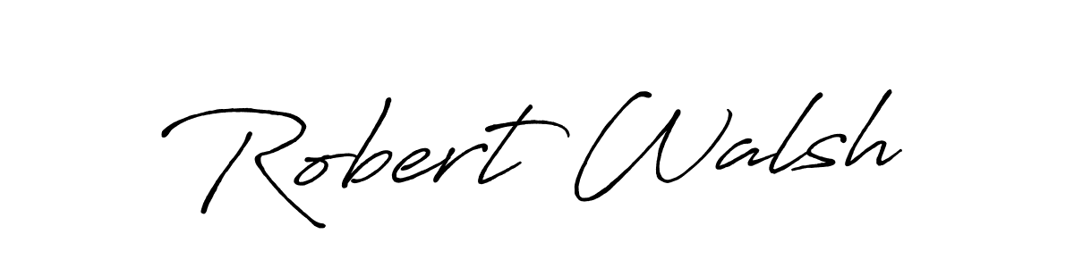 Also we have Robert Walsh name is the best signature style. Create professional handwritten signature collection using Antro_Vectra_Bolder autograph style. Robert Walsh signature style 7 images and pictures png