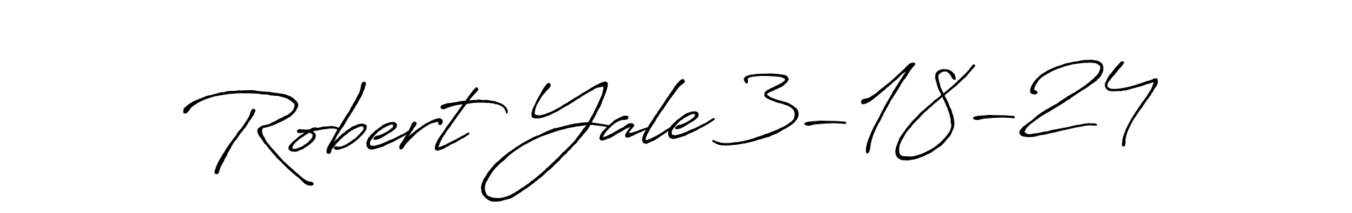 Make a beautiful signature design for name Robert Yale 3-18-24. Use this online signature maker to create a handwritten signature for free. Robert Yale 3-18-24 signature style 7 images and pictures png