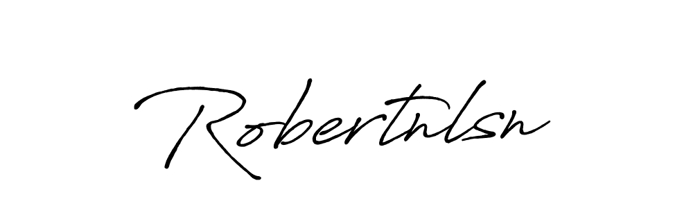 Design your own signature with our free online signature maker. With this signature software, you can create a handwritten (Antro_Vectra_Bolder) signature for name Robertnlsn. Robertnlsn signature style 7 images and pictures png