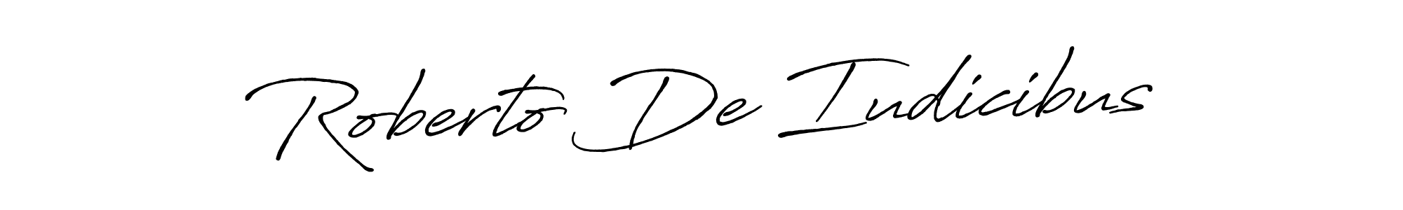 Antro_Vectra_Bolder is a professional signature style that is perfect for those who want to add a touch of class to their signature. It is also a great choice for those who want to make their signature more unique. Get Roberto De Iudicibus name to fancy signature for free. Roberto De Iudicibus signature style 7 images and pictures png