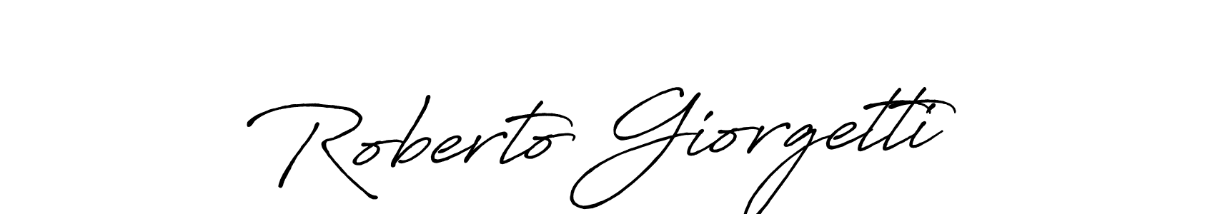 Make a beautiful signature design for name Roberto Giorgetti. Use this online signature maker to create a handwritten signature for free. Roberto Giorgetti signature style 7 images and pictures png