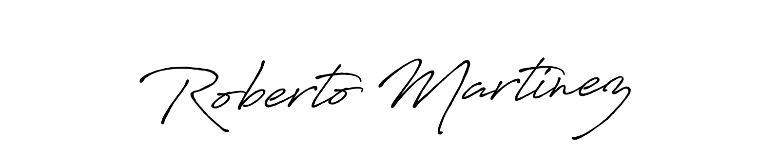 Use a signature maker to create a handwritten signature online. With this signature software, you can design (Antro_Vectra_Bolder) your own signature for name Roberto Martinez. Roberto Martinez signature style 7 images and pictures png