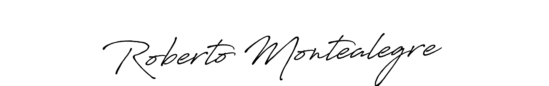 Make a beautiful signature design for name Roberto Montealegre. Use this online signature maker to create a handwritten signature for free. Roberto Montealegre signature style 7 images and pictures png