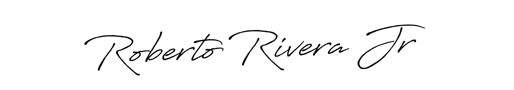 Create a beautiful signature design for name Roberto Rivera Jr. With this signature (Antro_Vectra_Bolder) fonts, you can make a handwritten signature for free. Roberto Rivera Jr signature style 7 images and pictures png