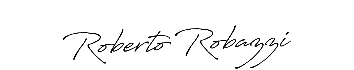 Roberto Robazzi stylish signature style. Best Handwritten Sign (Antro_Vectra_Bolder) for my name. Handwritten Signature Collection Ideas for my name Roberto Robazzi. Roberto Robazzi signature style 7 images and pictures png