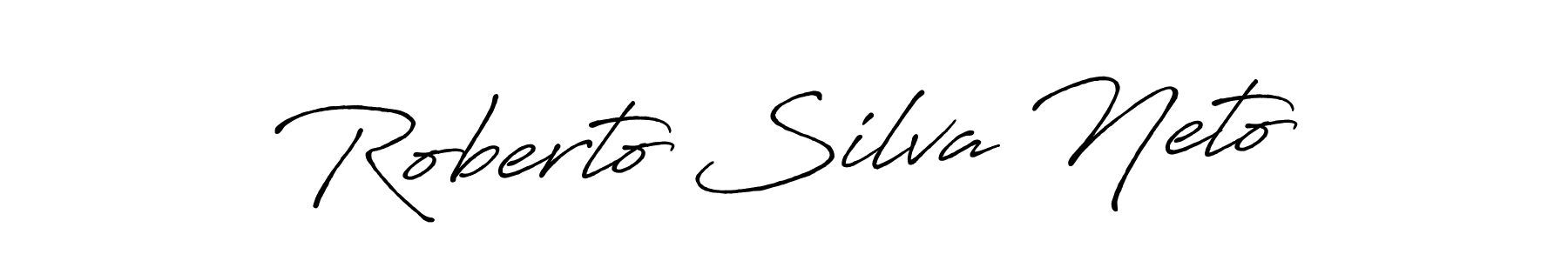 Make a beautiful signature design for name Roberto Silva Neto. Use this online signature maker to create a handwritten signature for free. Roberto Silva Neto signature style 7 images and pictures png
