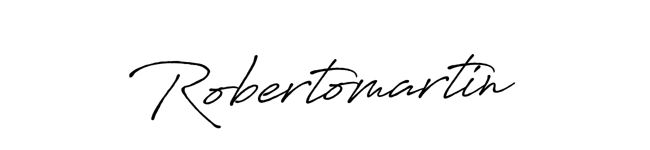 The best way (Antro_Vectra_Bolder) to make a short signature is to pick only two or three words in your name. The name Robertomartin include a total of six letters. For converting this name. Robertomartin signature style 7 images and pictures png